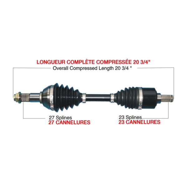 TrakMotiveHD Complete HD Axle YAMAHA