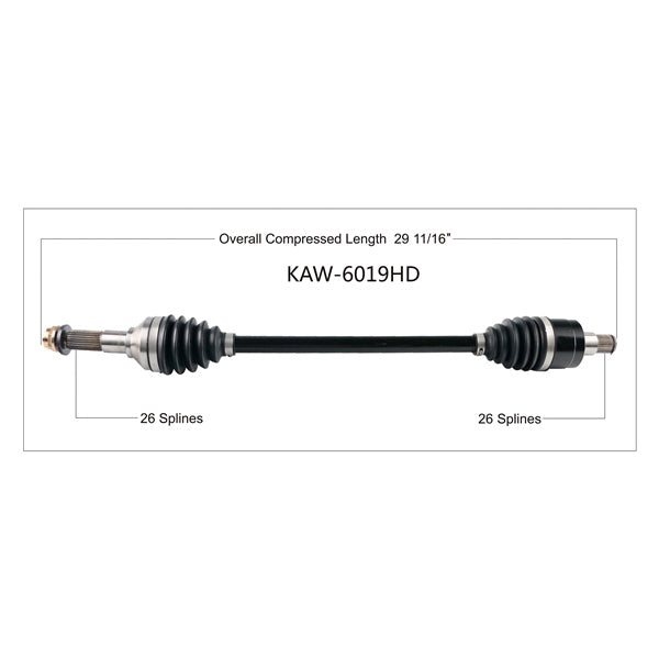 TrakMotive Complete HD Axle KAWASAKI