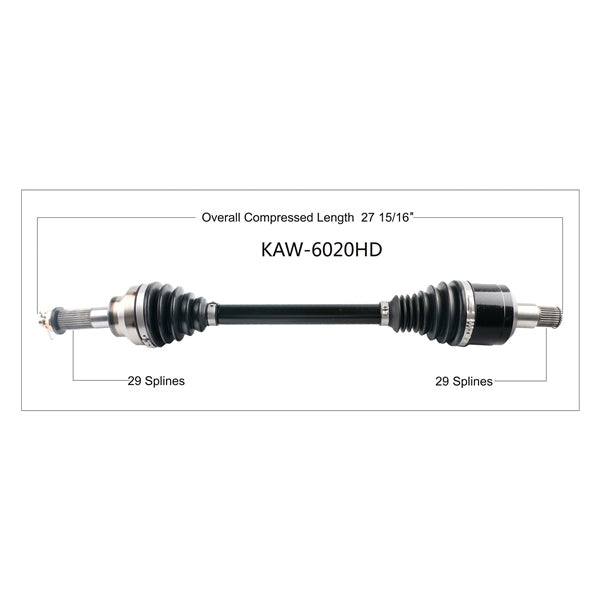 TrakMotive Complete HD Axle KAWASAKI