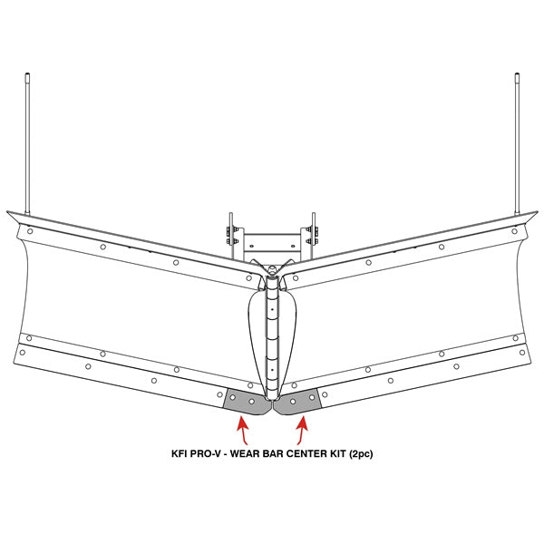 KFI Products Snow Plow Wear Bars