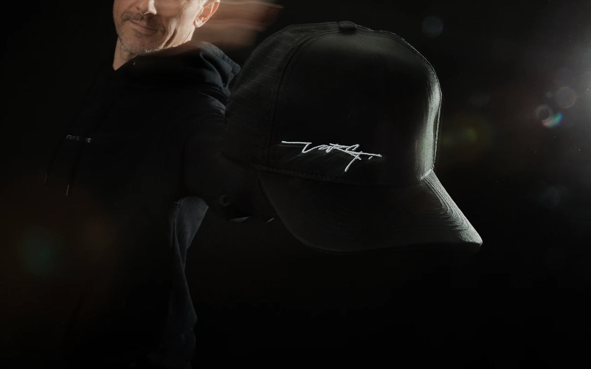 Stark Future Jute Cap White (black cap, white logo)