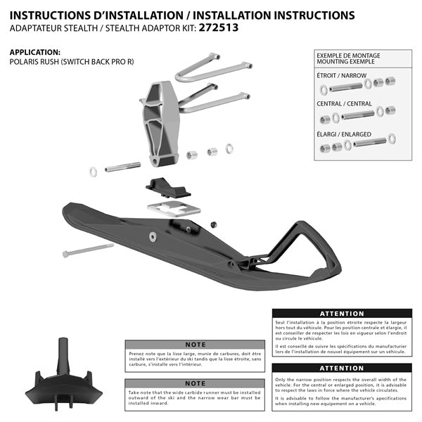 Kimpex Stealth Ski Adaptor