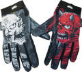 Good N Evil Skulls Gloves