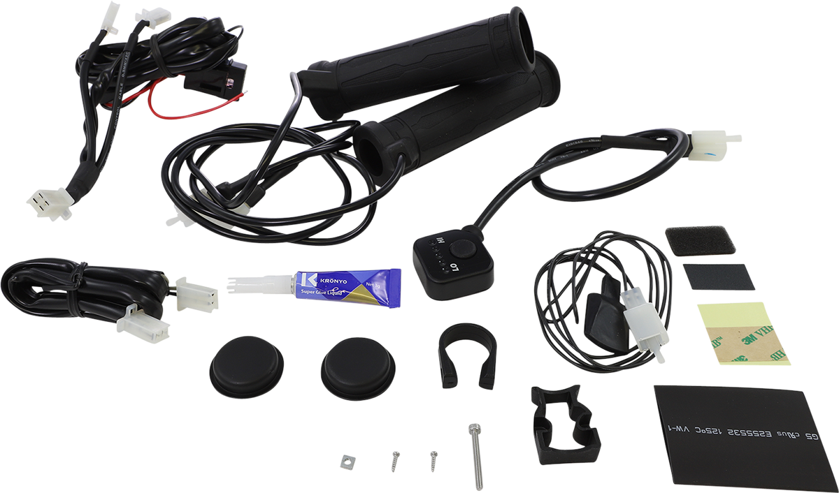 5 Level Thumb Throttle Heated Grips