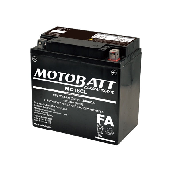 Motobatt Classic Black Battery