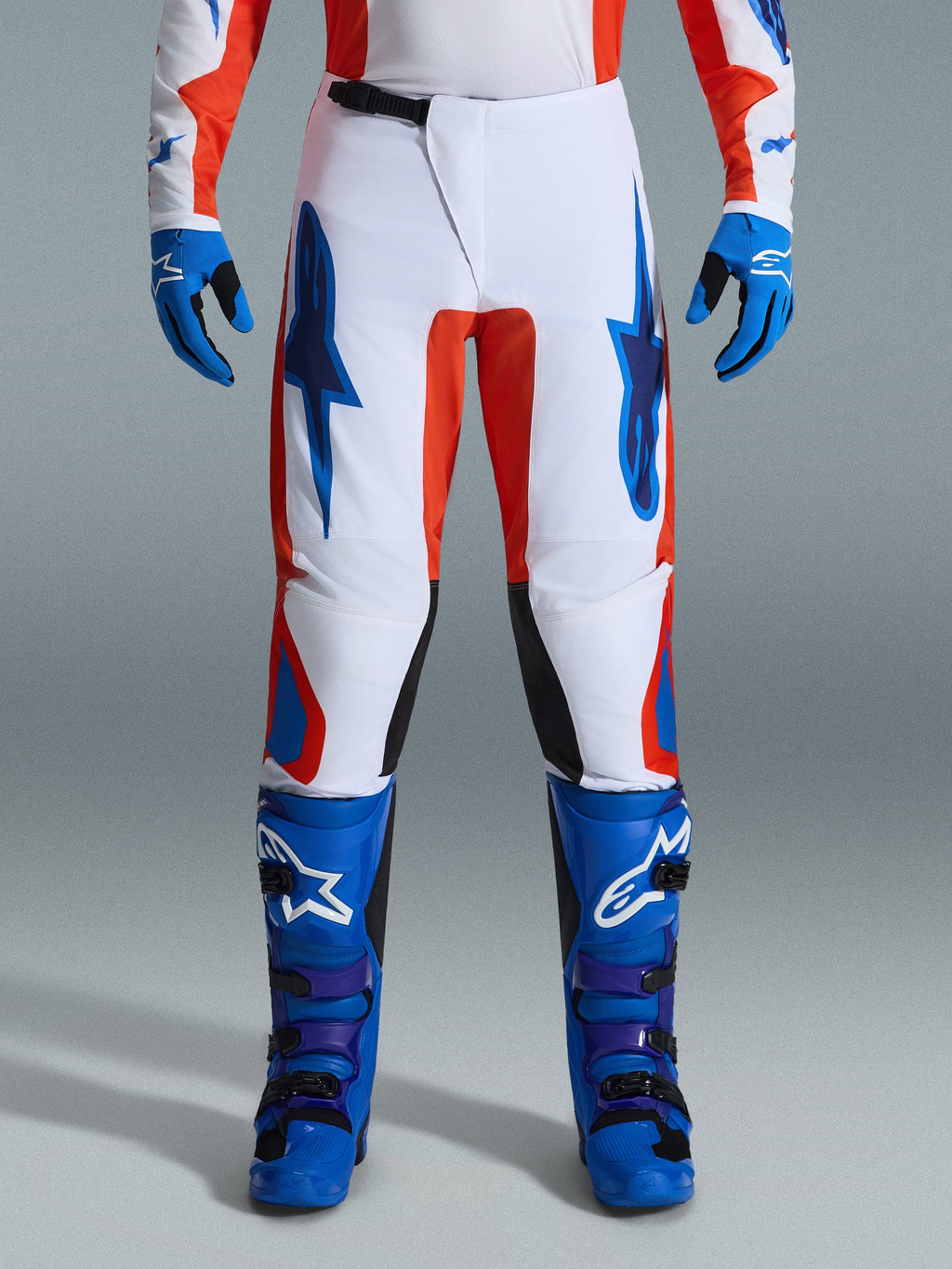Pant Fluid Grid Oran/Blue