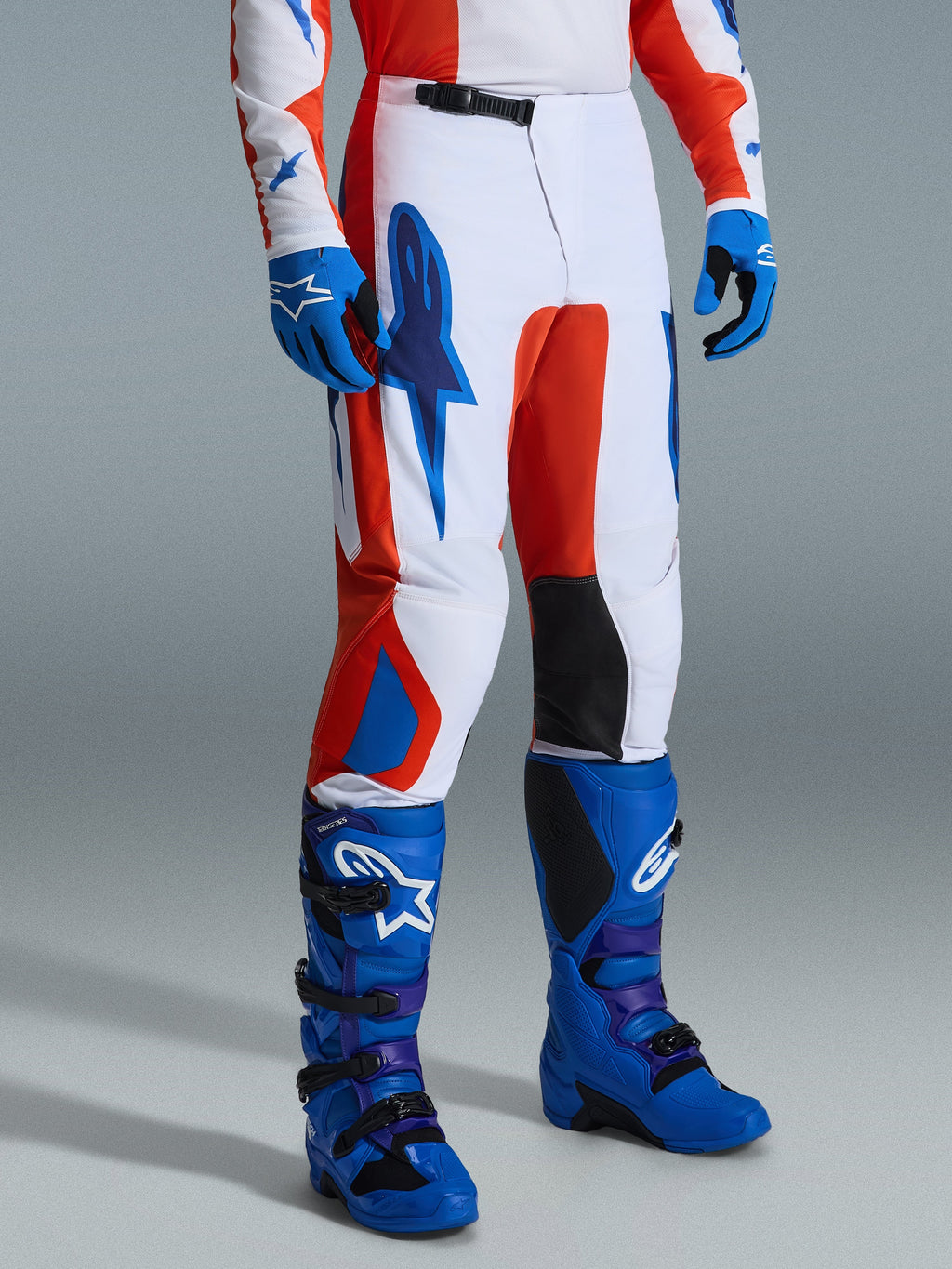 Pant Fluid Grid Oran/Blue