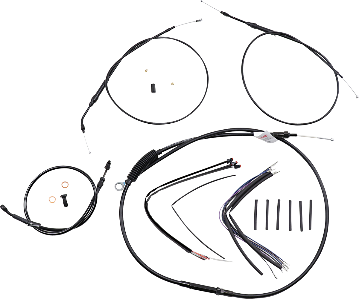 Extended Handlebar Cable and Brake Line Kit for Sportsters with ABS