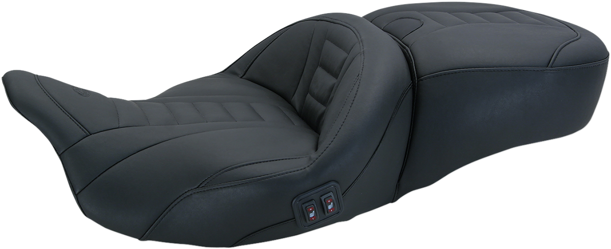 Heated One-Piece Deluxe 2-Up Touring Seat