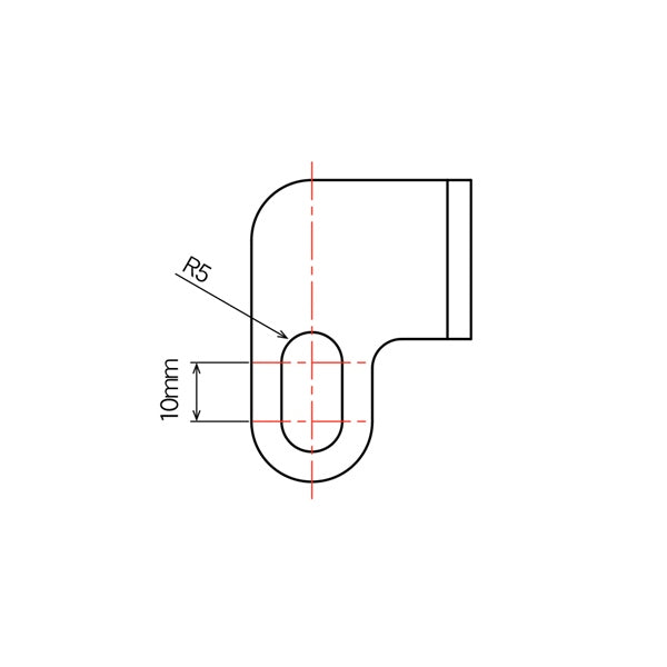 DRC/ZETA/UNIT Adjustable Mounting Bracket Mirror Hole