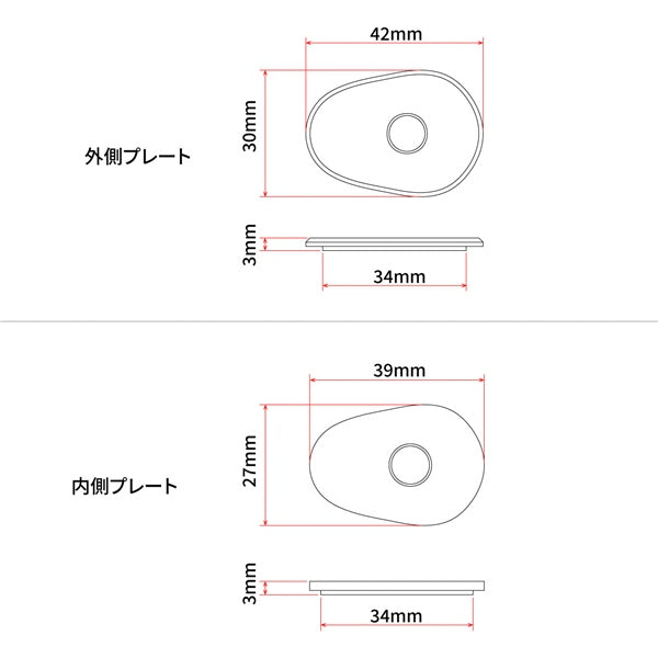 DRC/ZETA/UNIT Flasher Holder Plate