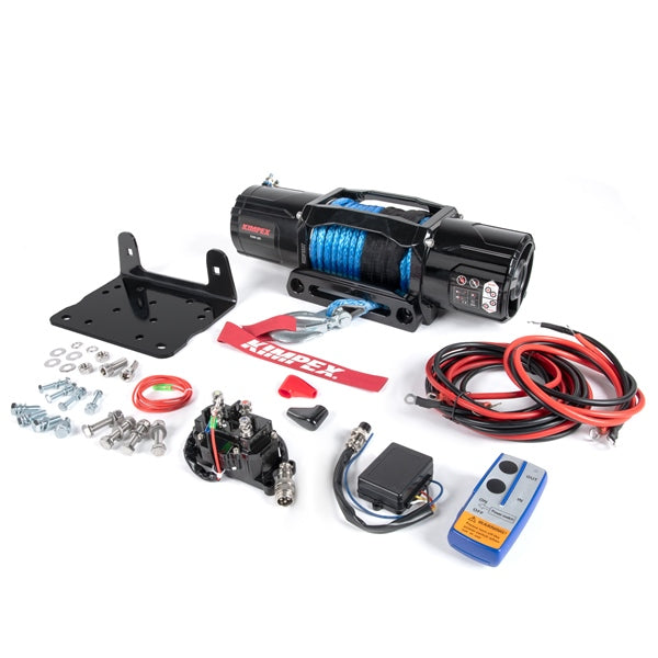 Kimpex 5500 lbs Winch IP 67 Kit with Synthetic Rope