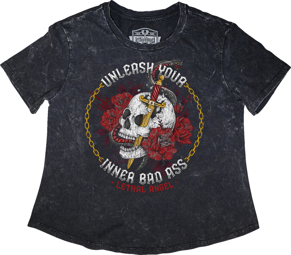 Women's Unleashed Skull T-Shirt