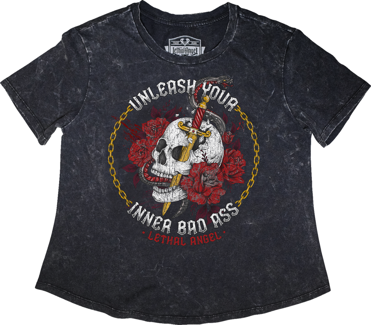 Women's Unleashed Skull T-Shirt