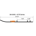 WOODYS Standard Runner Steel Ski - SKI-DOO