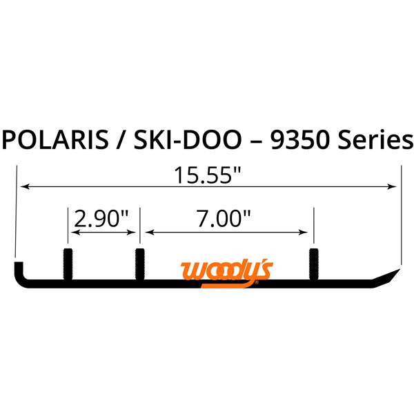 WOODYS Standard Runner Blowmold - POLARIS, SKI-DOO