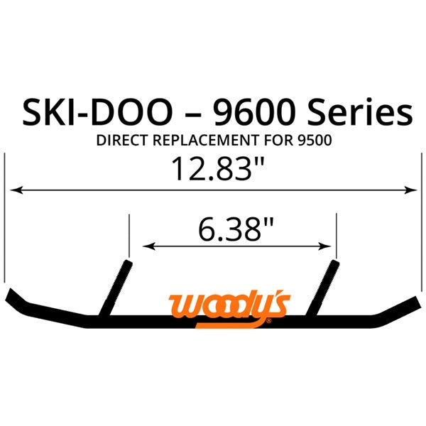 WOODYS Executive Carbide Runner Pilot X, Pilot 6.9, Pilot 5.7 SL, Pilot 5.7 SLT, Pilot 5.7, Pilot X 5.7 R, Pilot 7.4, Pilot DS, Pilot DS-2, Pilot DS-3, Pilot DS-4, Pilot RX, Blade XC, Blade DS - Lynx, SKI-DOO