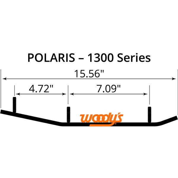 WOODYS Trail Blazer IV Carbide Runner Indy Evo, Pro-Steer, Pro-Float - POLARIS