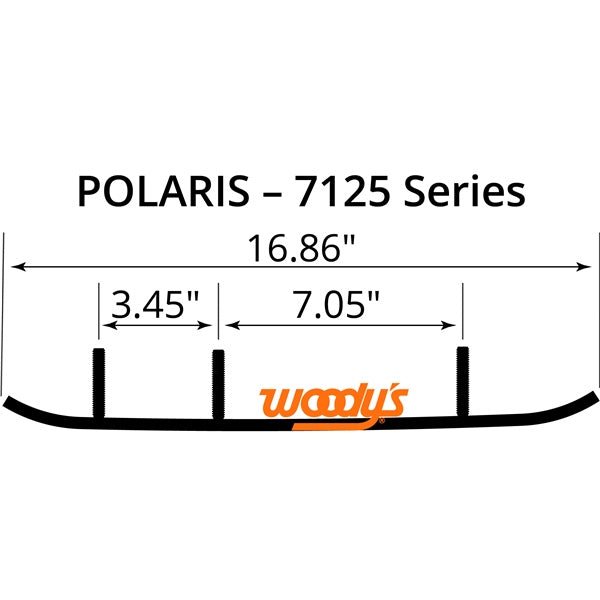 WOODYS Trail Blazer IV Carbide Runner Rush, IQ Trak, IQ Trak Dual, Accu-trak Dual Runner - POLARIS