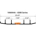 WOODYS Extender Trail III Carbide Runner 8HG Single Keel - YAMAHA