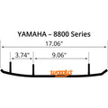 WOODYS Extender Trail III Carbide Runner Mountain - YAMAHA