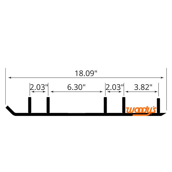 WOODYS Extender Trail III Carbide Runner Project X/X2/ PX/SPX 5 Bolt or 4 Bolt