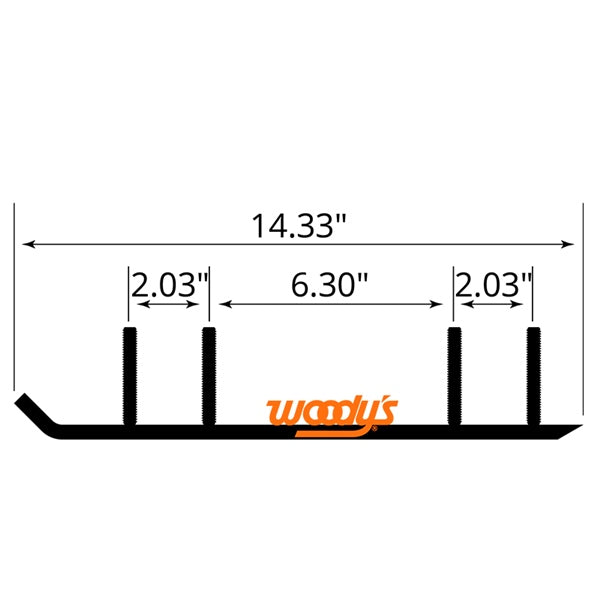 WOODYS Extender Trail III Carbide Runner Project X/X2/ PX/SPX 5 Bolt or 4 Bolt, EPIC