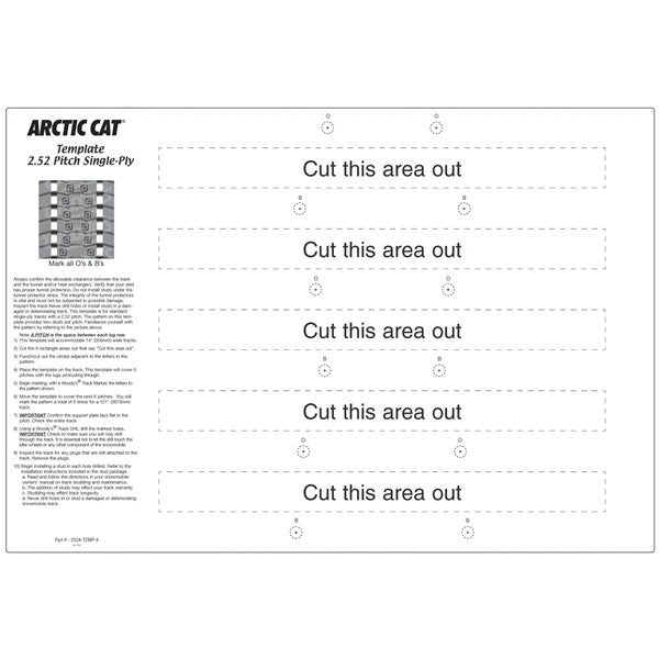 WOODYS 252A Template