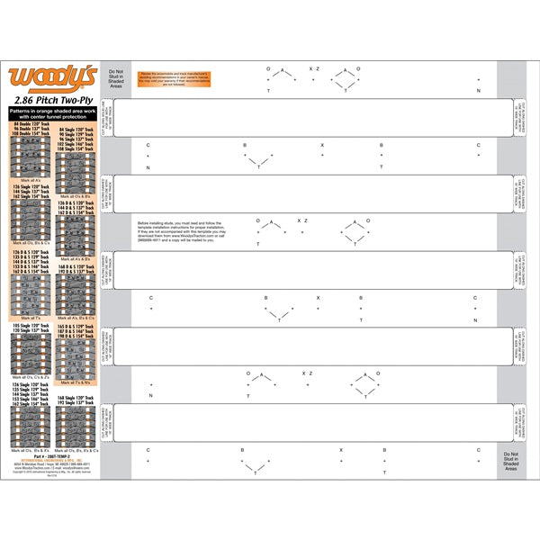 WOODYS 286T Template