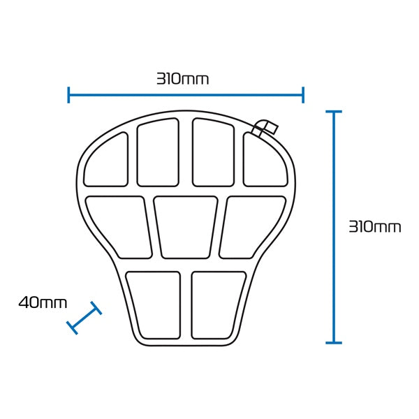Oxford Products Air Seat Cushion Street/Sport