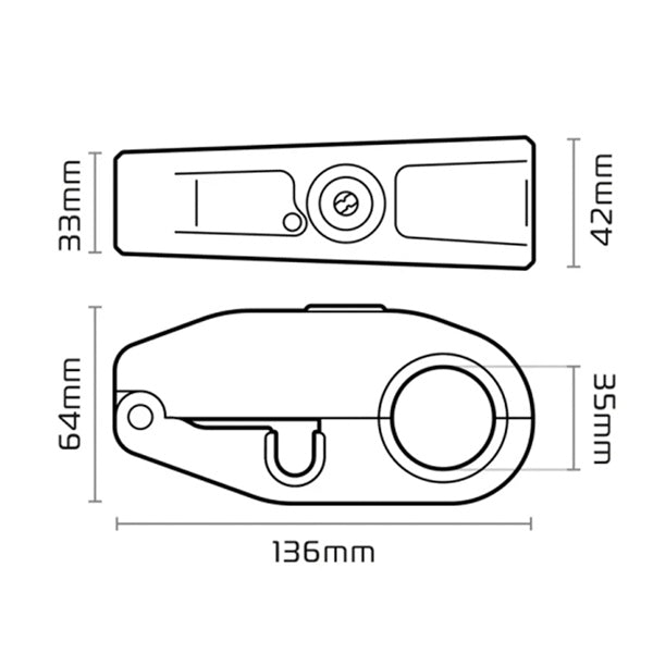 Oxford Products Alarmed Brake Lever Lock