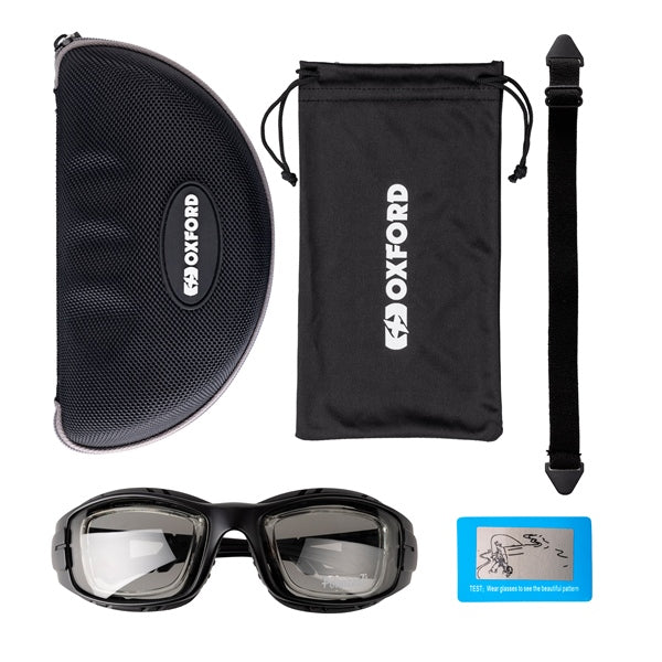Oxford Products Transformer Sunglasses Black, Grey