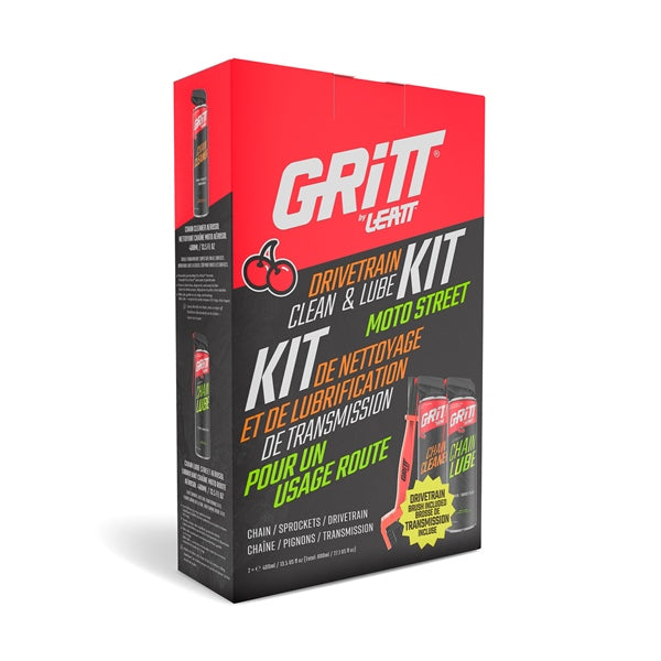 GRITT Drivetrain Clean & Lube Kit for Moto Street
