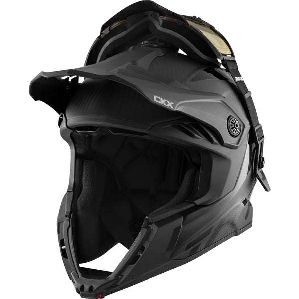 CKX Titan Air Flow Carbon Helmet - Backcountry Solid - 210° Goggle Included