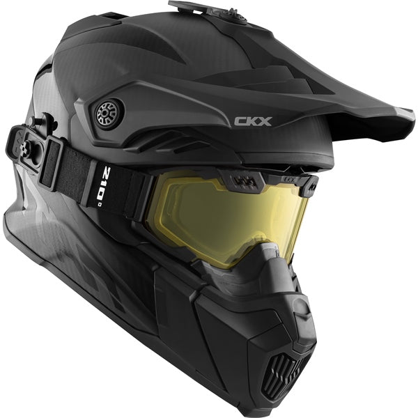 CKX Titan Air Flow Carbon Helmet - Backcountry Solid - 210° Goggle Included