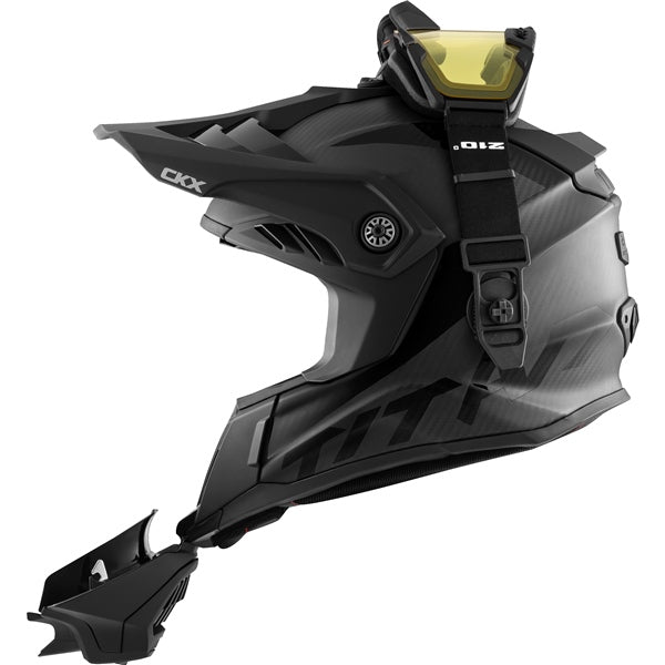 CKX Titan Air Flow Carbon Helmet - Backcountry Solid - 210° Goggle Included