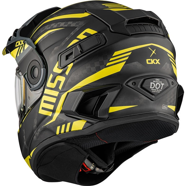 CKX Mission Free-Face Helmet - Carbon