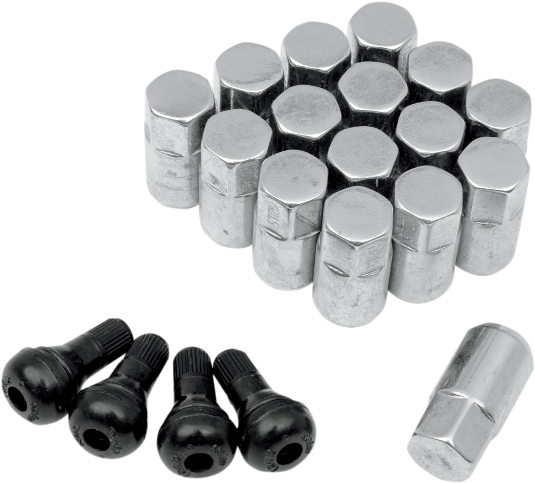 Replacement ATV/UTV Wheel Lug Nuts with Valve Stems