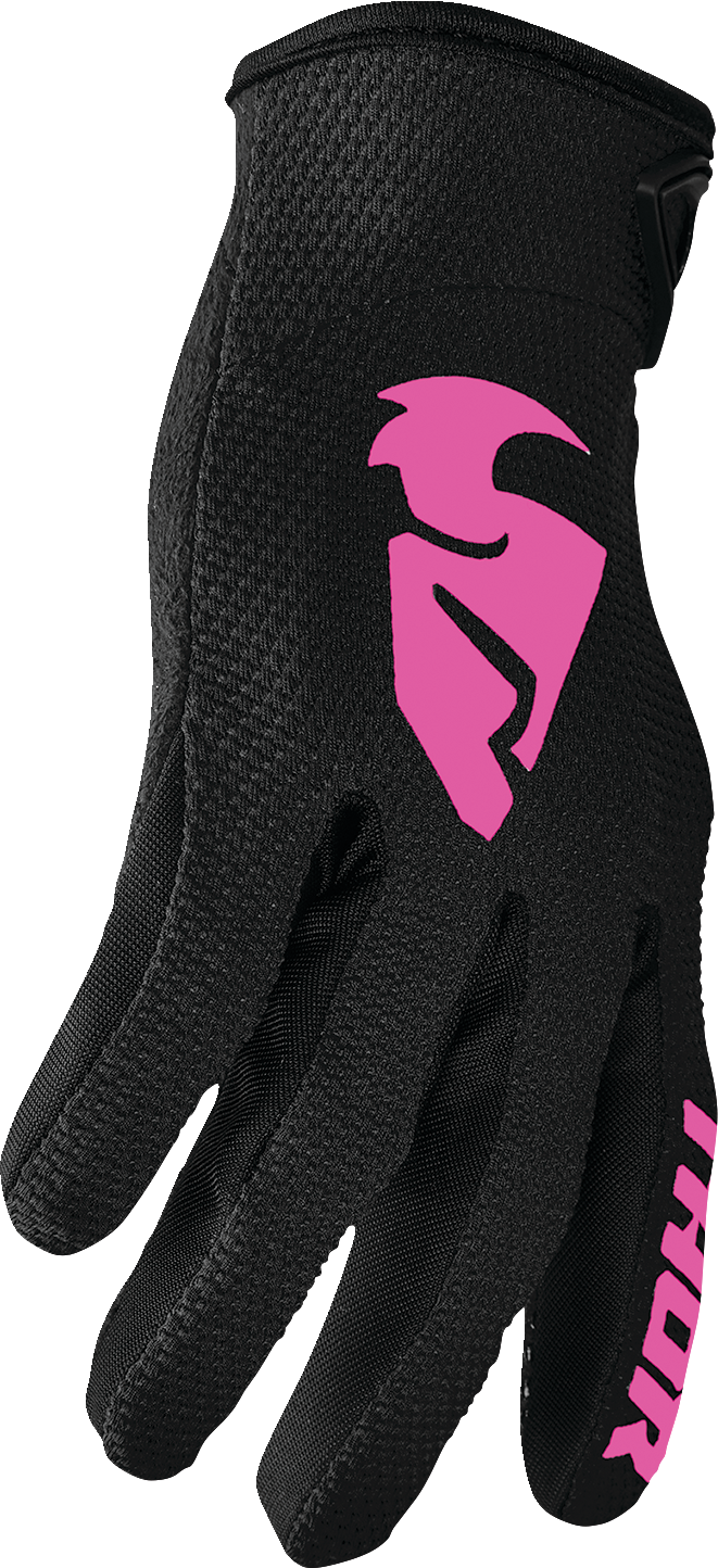 Glove Wmn Sector Bk/Pk