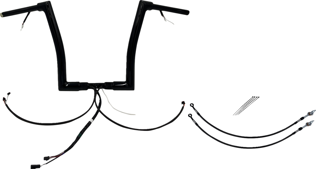 EZ Install Wired 1-1/2" Flat Top Handlebar Kit