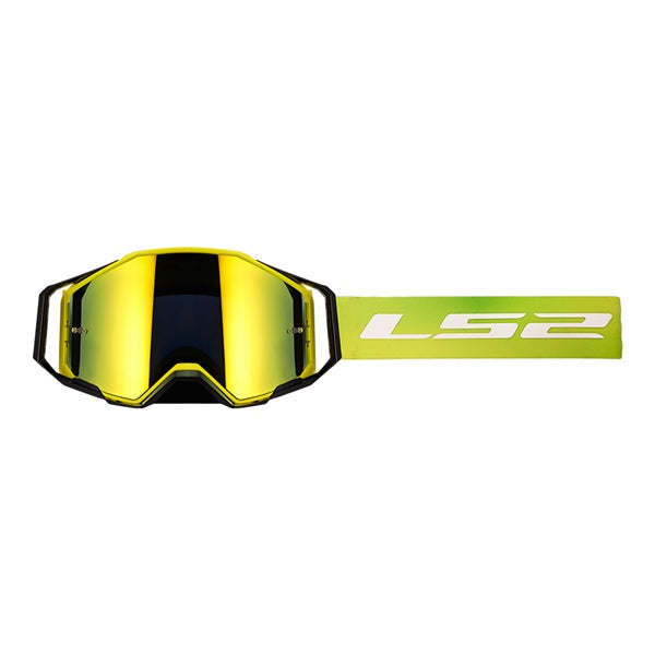 LS2 Netic Goggle High visibility Yellow