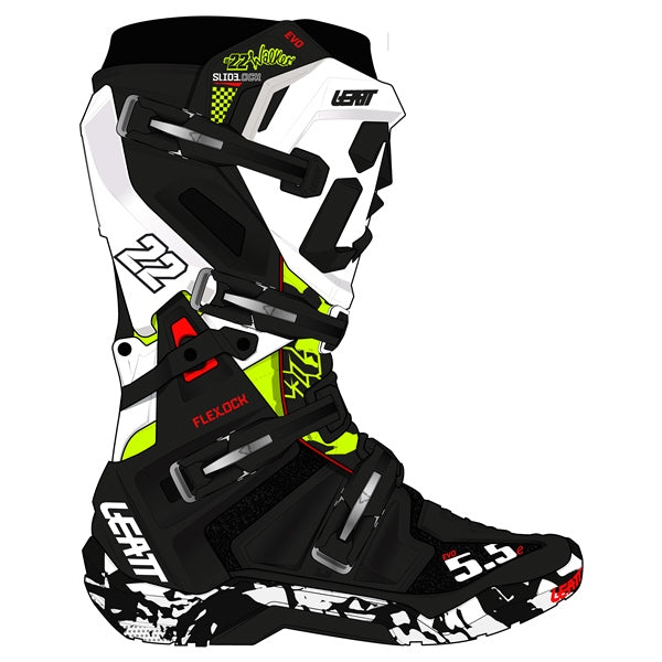 LEATT 5.5 Flexlock Enduro Evo Boots - JW22 Men, Women - MX