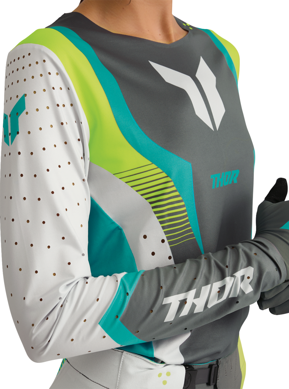 Jersey Wmn Sportmode Velocity Gy/Aq