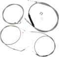 Standard Stainless Braided Handlebar Cable/Brake Line Kit