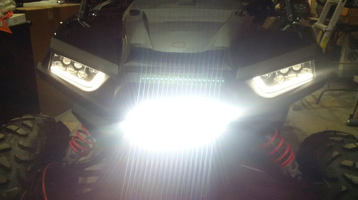 Grill Insert with 16" LED Light Bar