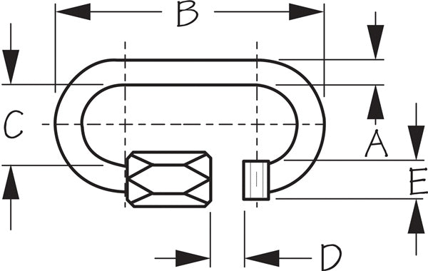 Sea Dog 2 15/16" Quick Link