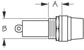 Sea Dog Fuse Holder with Screw on Cap