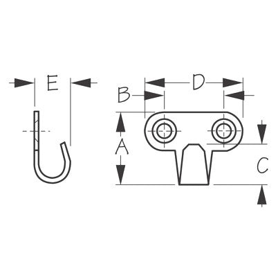 Sea Dog Hammock Hooks