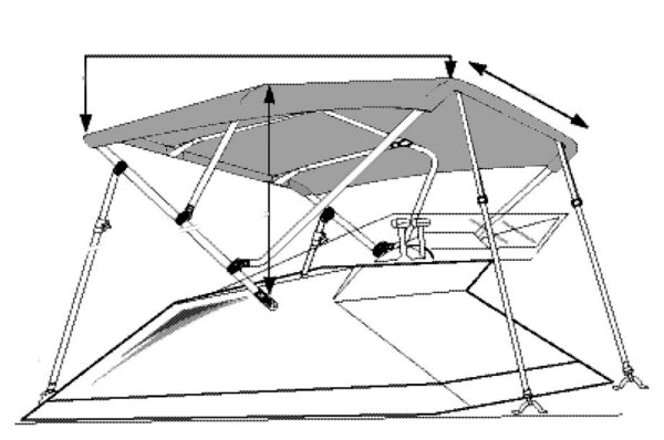 Taylor Made Hot Shot™ Bimini BoaTops