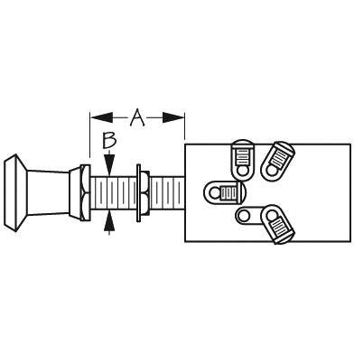 Sea Dog Three Position Two Circuit Switch Push - 708703